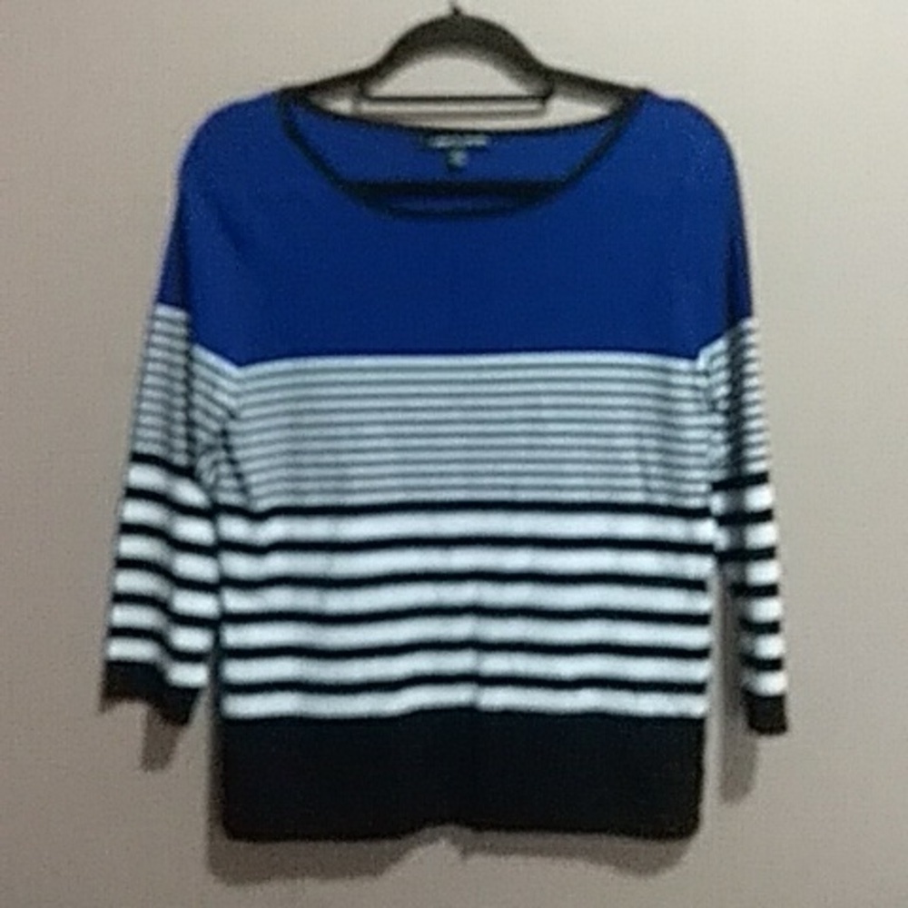 Cable and gauge sweater size large